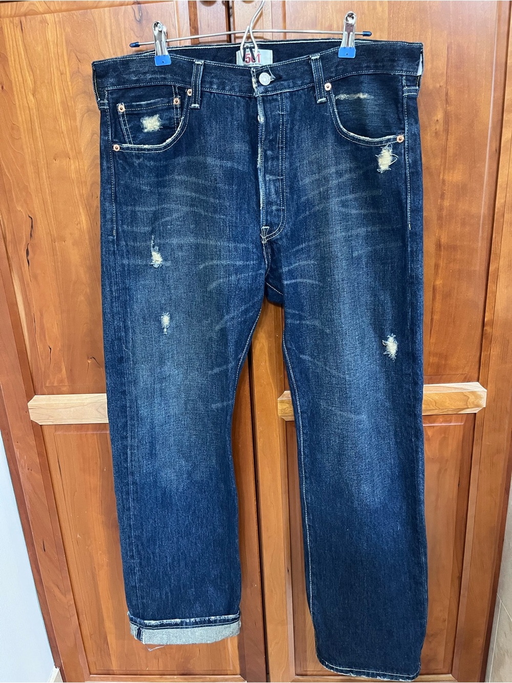 Levi’s 501 Distressed Men’s Jeans 36 x 30